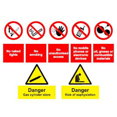 Gas Safety Signs